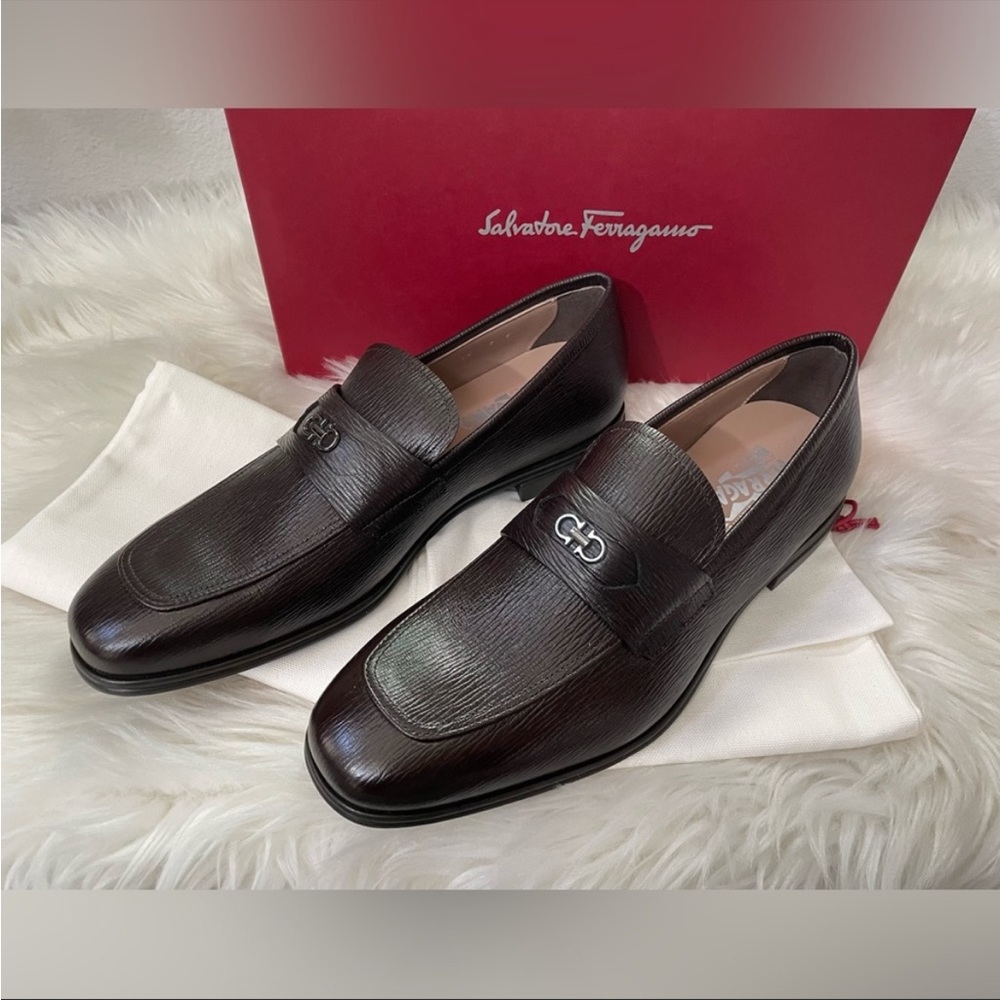Salvatore Ferragamo Men's Brown Loafers